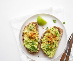 Smashed avocado