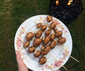 champignonspiesen bbq