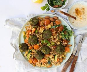 couscous falafel