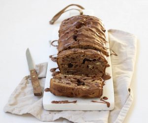 bananenbrood pecannoten chocolade