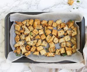 Spelt croutons Italiaanse kruiden