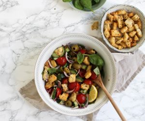 Panzanella brood salade