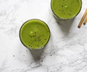 romige groene smoothie