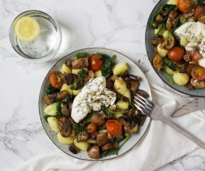 gnocchi met burrata