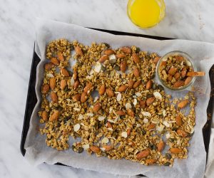 Speculaas granola met sinaasappel