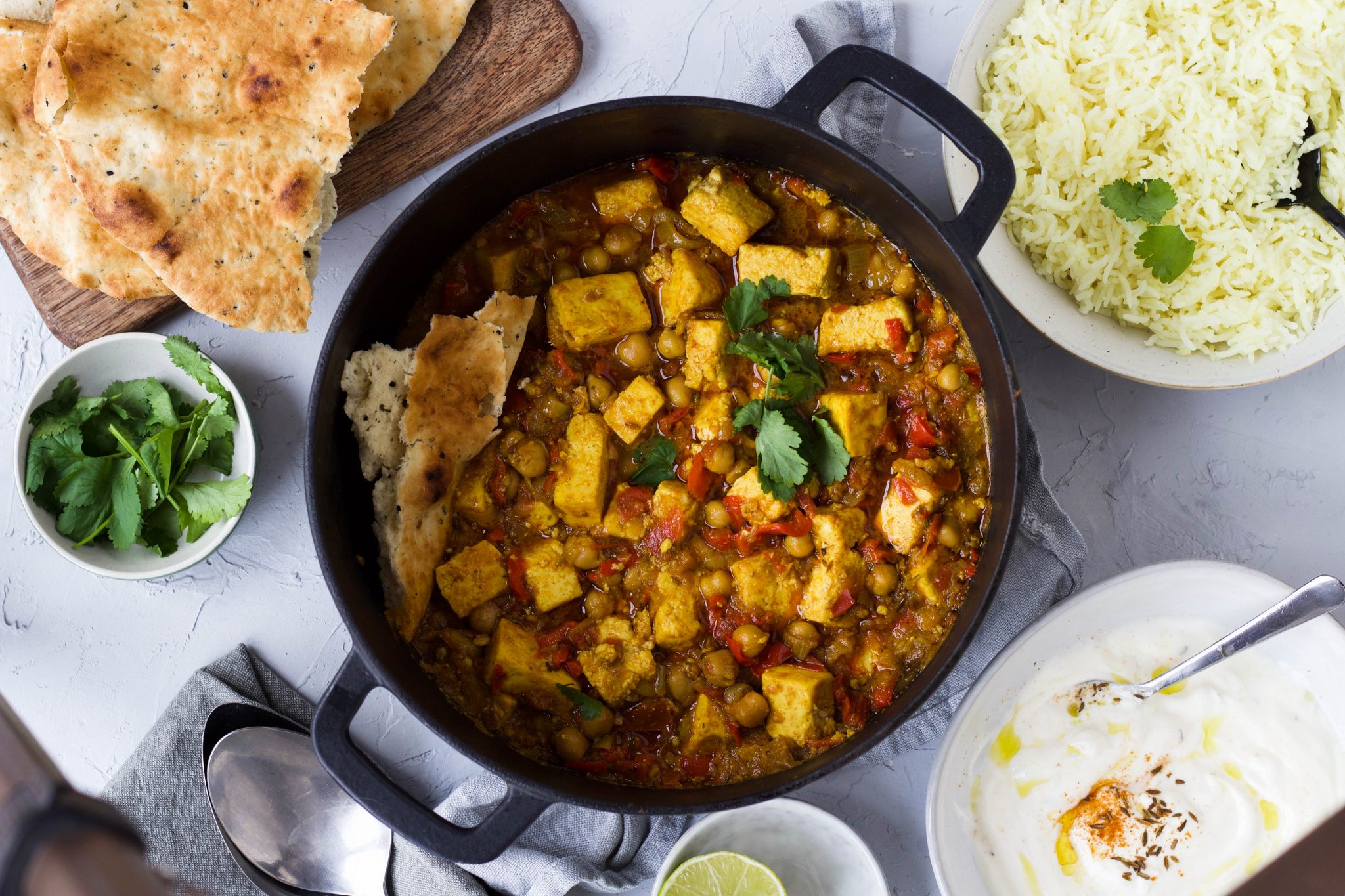 Kruidige Indiase Curry Met Paneer En Kikkererwten - Feelgoodbyfood